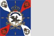 Fahne Standarte Preussen des Infanterie-Regimentes Nr. 18 bis 1742 120 x 140 cm 