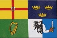 Miniflag Irland 4 Provinzen 10 x 15 cm 