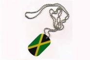 Dog Tag Erkennungsmarke Jamaika 3 x 5 cm 