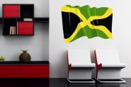 Wandtattoo Wehende Flagge Jamaika 