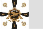 Fahne Standarte Kaiser Franz Garde-Grenadier-Regiment Nr. 2 I. Bataillon 150 x 150 cm 