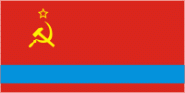 Flagge Kasachstan UdSSR 