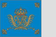Fahne Standarte Schweden Kompanifana Drottningens livregemente till fot 180 x 200 cm 