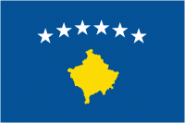 Aufkleber Kosovo 12 x 8 cm