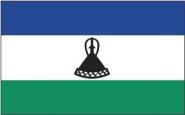 Miniflag Lesotho neu 10 x 15 cm 