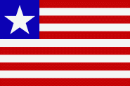 Miniflag Liberia 10 x 15 cm 