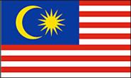 Miniflag Malaysia 10 x 15 cm 