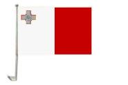 Autoflagge Malta 30 x 40 cm 