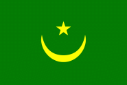 Miniflag Mauretanien 10 x 15 cm 