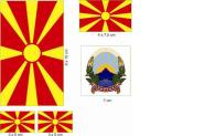 Aufkleberbogen Mazedonien 