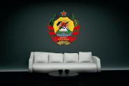 Wandtattoo Mosambik Wappen Color 