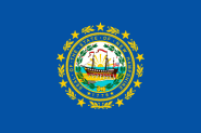 Miniflag New Hampshire 10 x 15 cm 