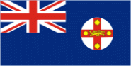 Miniflag New South Wales 10 x 15 cm 