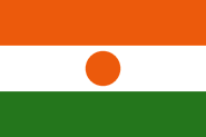 Miniflag Niger 10 x 15 cm 