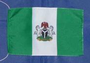 Tischflagge Nigeria mit Wappen 