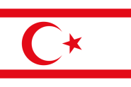 Fahne Nordzypern 90 x 150 cm 