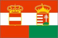 Fahne Österreich-Ungarn Handelsflagge 90 x 150 cm 