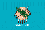 Miniflag Oklahoma 10 x 15 cm 