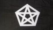 Fahne Pentagramm 90 x 150 cm 