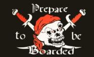 Fahne Pirat Prepare to be Boarded 90 x 150 cm 