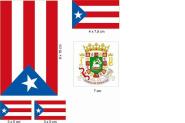 Aufkleberbogen Puerto Rico 