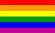 Miniflag Regenbogen 10 x 15 cm 