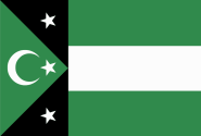 Fahne Republik Gumuljina (Westthrakien) 90 x 150 cm 