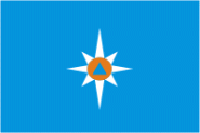 Flagge Ministerium für Notfallsituationen 