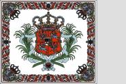 Fahne Standarte Sachsen Kadetten-Korps 1747-1865 130 x 150 cm 