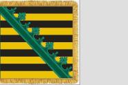 Fahne Standarte des Königs von Sachsen 150 x 150 cm 