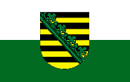 Fahne Sachsen 30 x 45 cm 