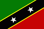 Aufkleber St. Kitts + Nevis 