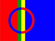 Fahne Sami Lappland Samen 90 x 150 cm 