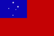 Miniflag West Samoa 10 x 15 cm 