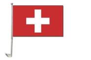 Autoflagge Schweiz 30 x 40 cm 