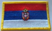 Aufnäher Serbien mit Wappen 