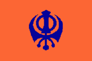 Fahne Sikh 90 x 150 cm 