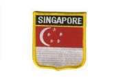 Wappenaufnäher Singapur 