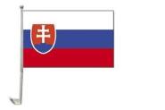 Autoflagge Slowakei 30 x 40 cm 