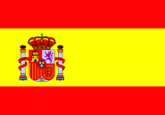 Flagge Spanien mit Wappen 30 x 44 cm 