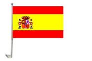 Autoflagge Spanien mit Wappen 30 x 40 cm 