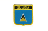 Wappenaufnäher St. Lucia 