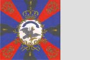Fahne Preussen Preußen Standarte blau-rot-schwarz 150 x 150 cm 