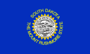 Miniflag South Dakota 10 x 15 cm 