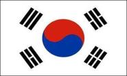 Miniflag Süd Korea 10 x 15 cm 
