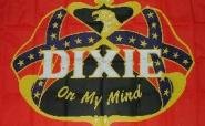 Fahne Südstaaten Dixie on my mind 90 x 150 cm 