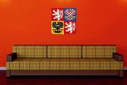 Wandtattoo Tschechien Wappen Color 