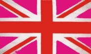 Miniflag Grossbritannien Union Jack Rosa 10 x 15 cm 