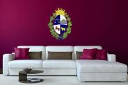 Wandtattoo Uruguay Wappen Color 