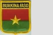 Wappenaufnäher Burkina Faso 